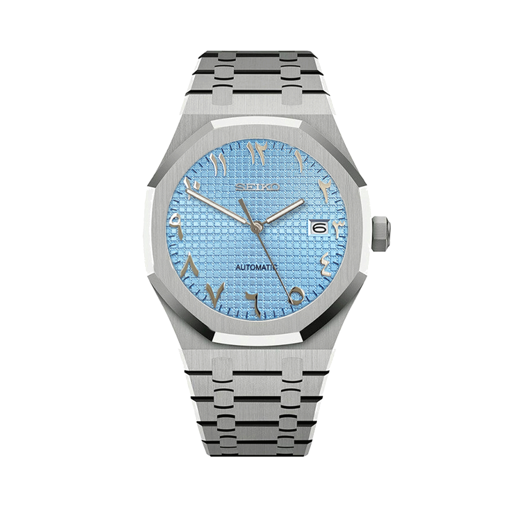 Montre Seikoak | Arabic | Ice Blue