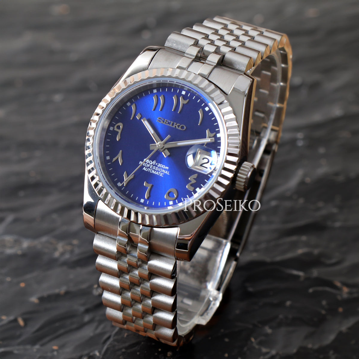 Montre Justeiko | Arabic | Royal Blue