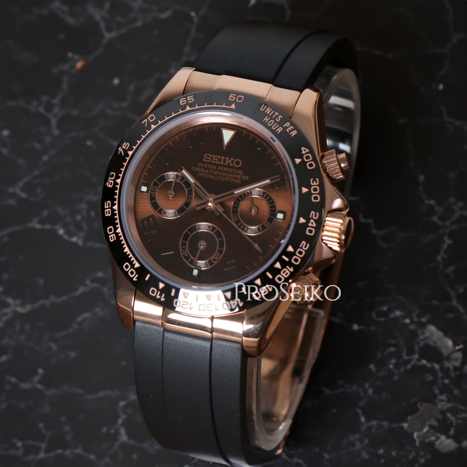 Montre Seikona | RoseGold | Brown