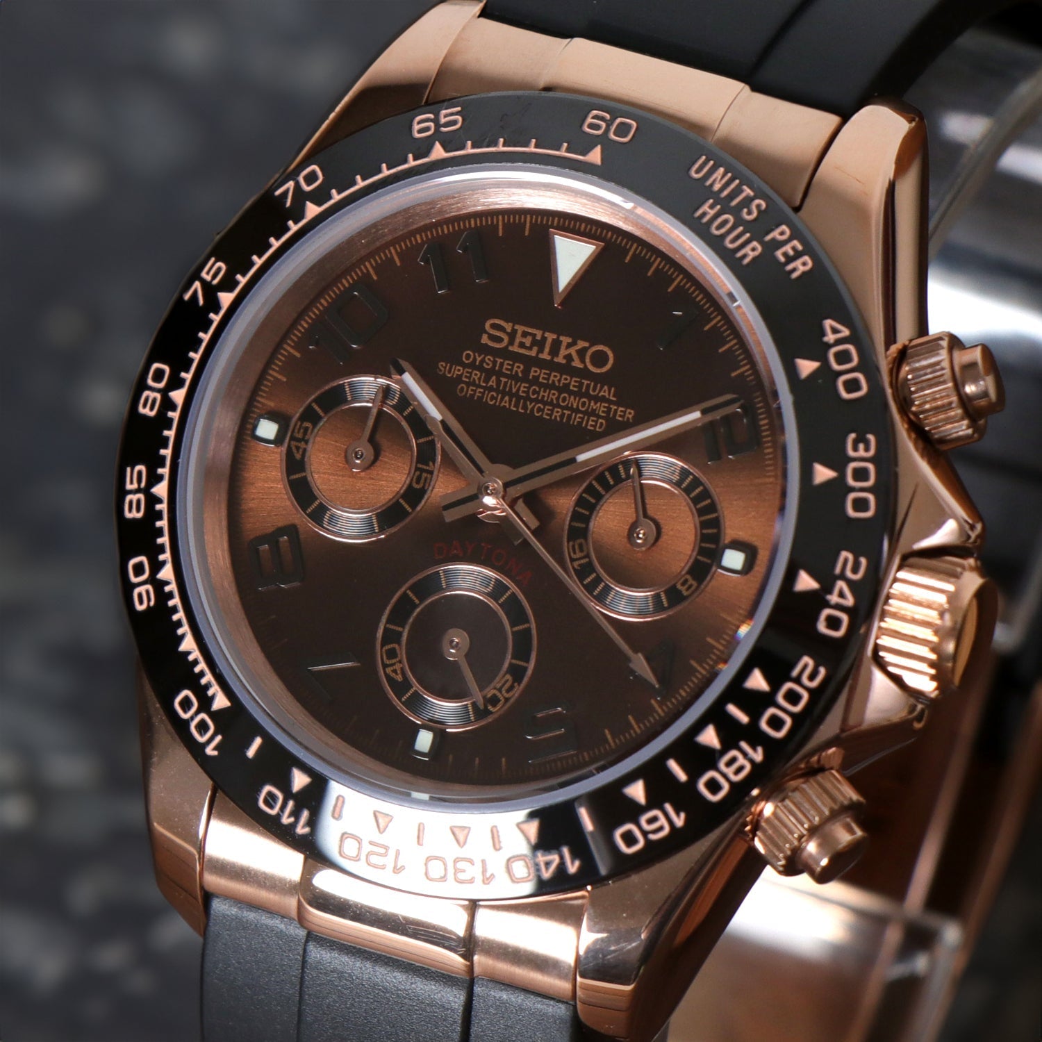 Montre Seikona | RoseGold | Brown