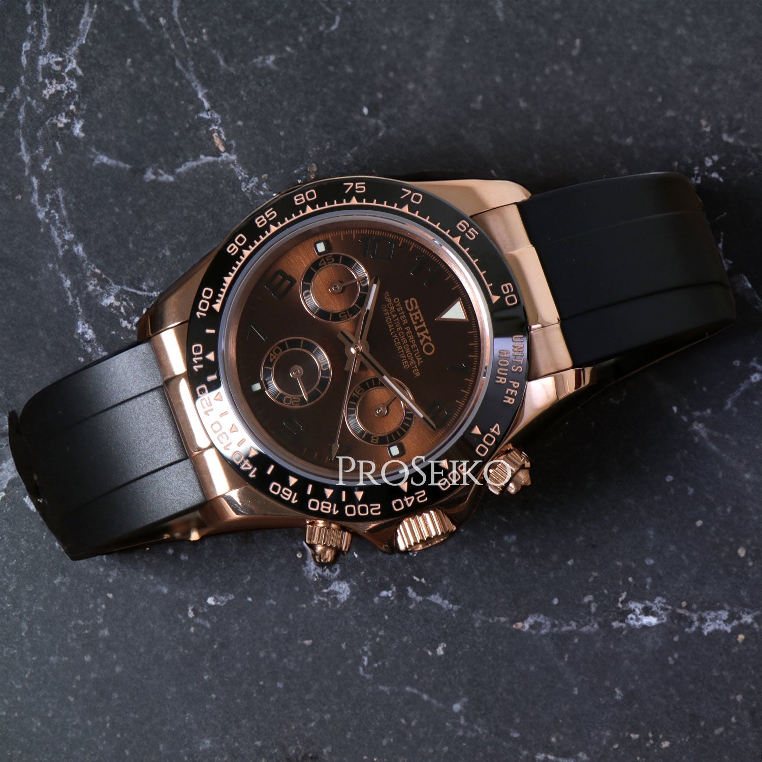 Montre Seikona | RoseGold | Brown