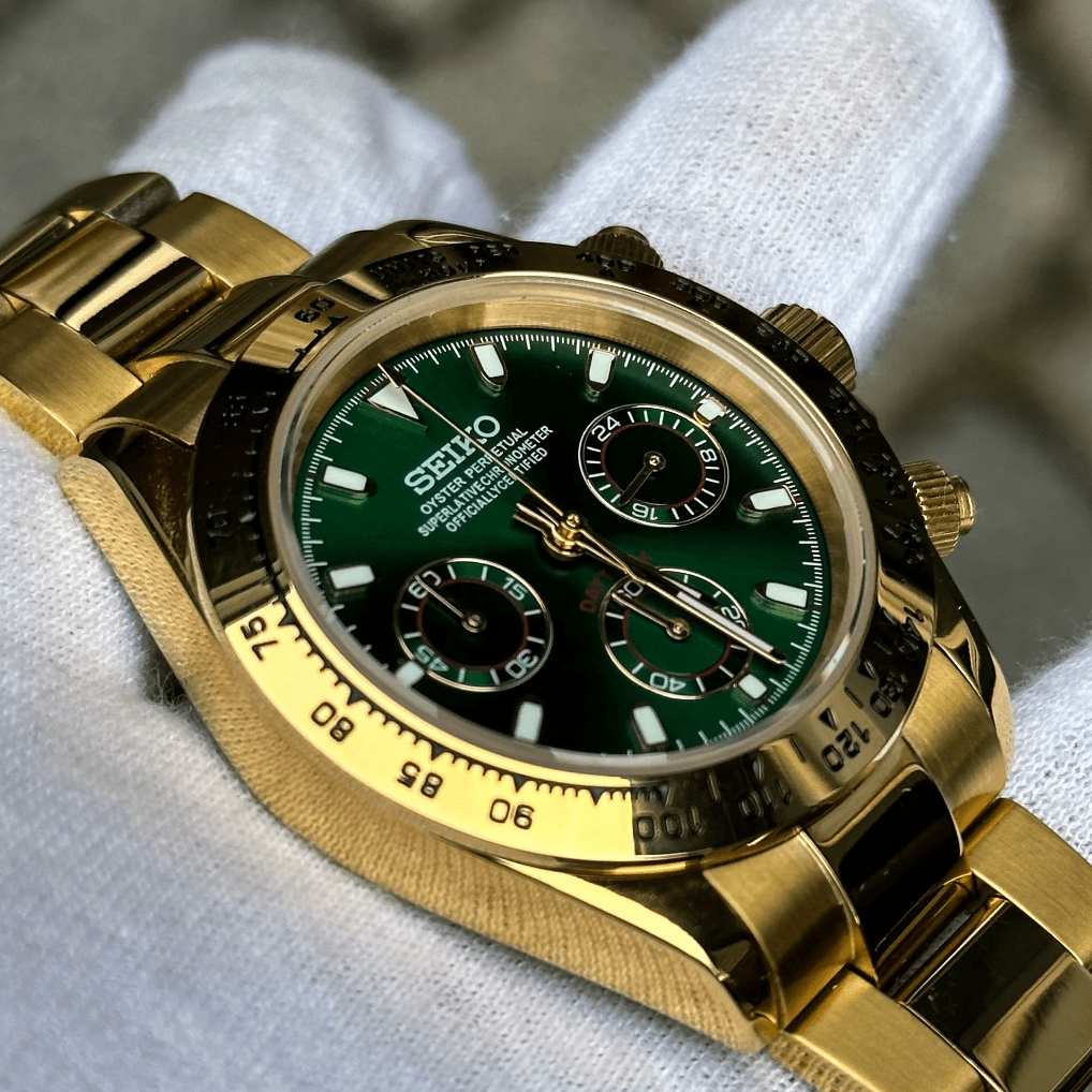 Montre Seikona | Gold | Green