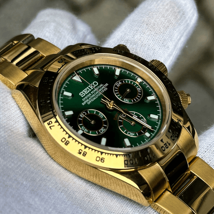 Montre Seikona | Gold | Green