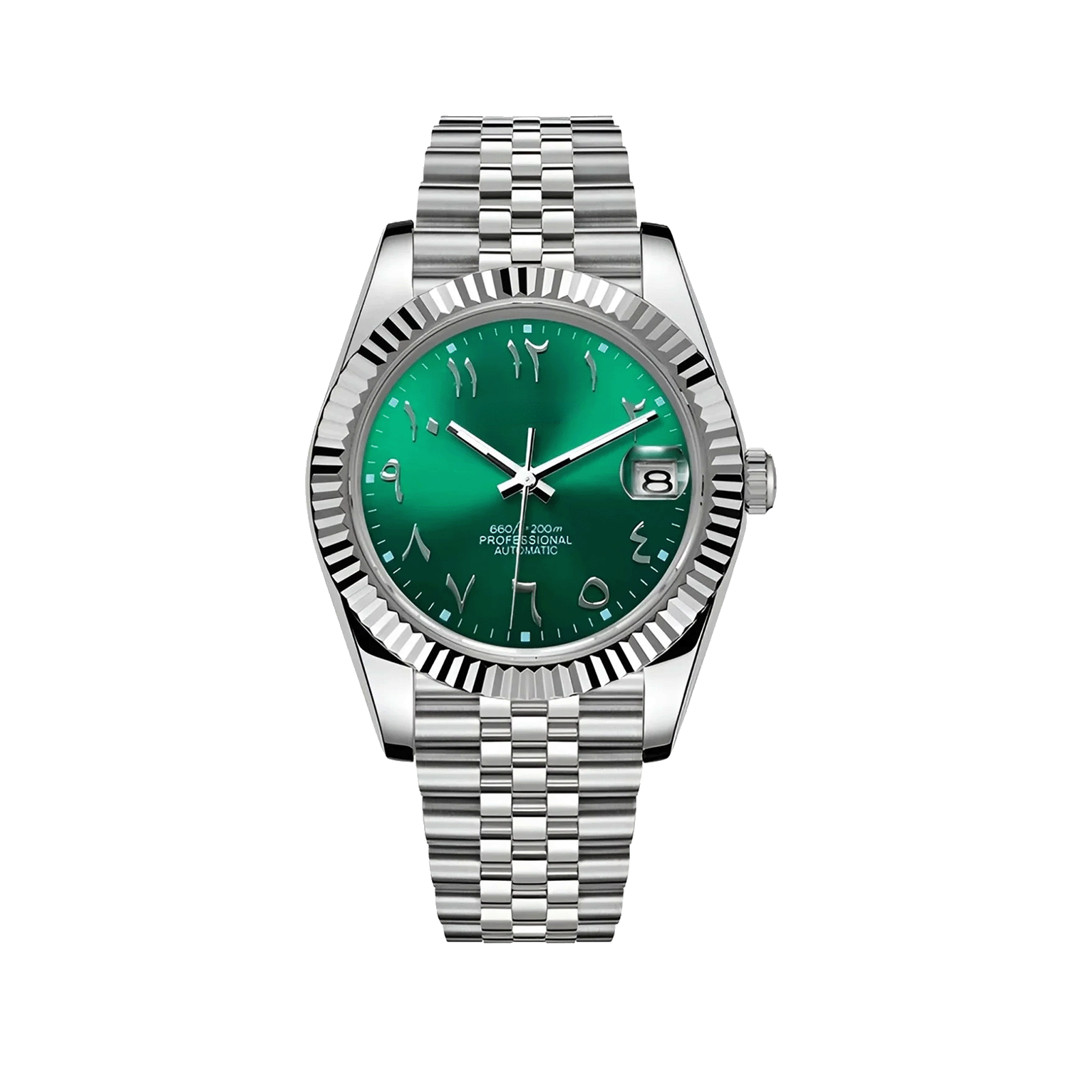 Montre Justeiko | Arabic | Green