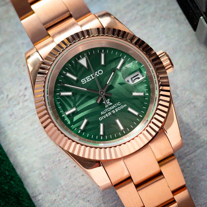 Montre Justeiko | Rose Gold | Palm