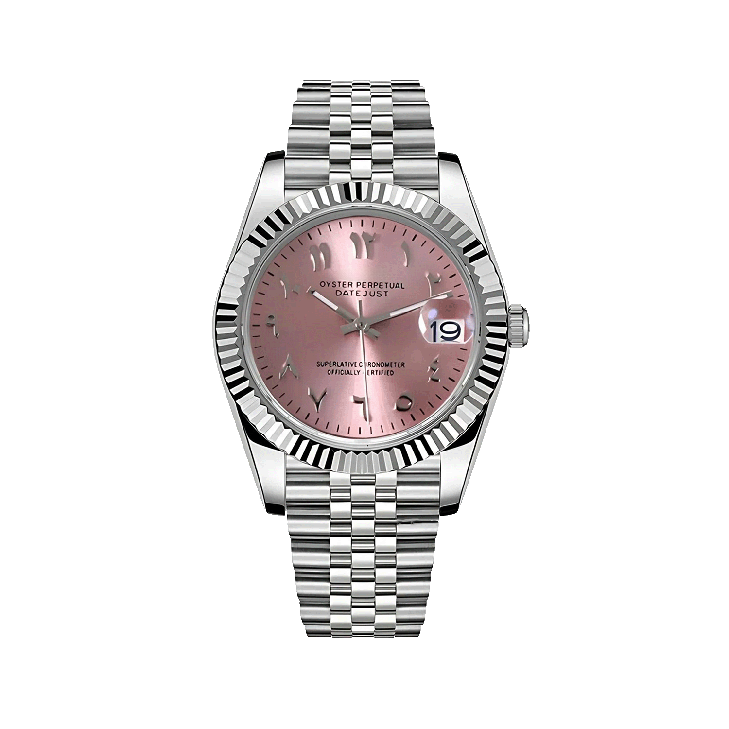 Montre Justeiko | Arabic | Pink