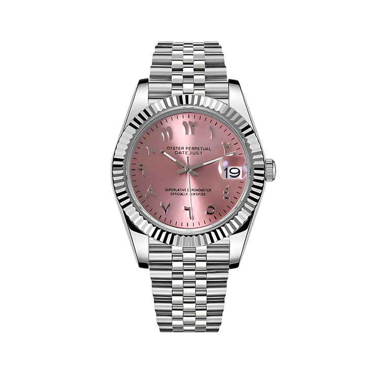Montre Justeiko | Arabic | Pink